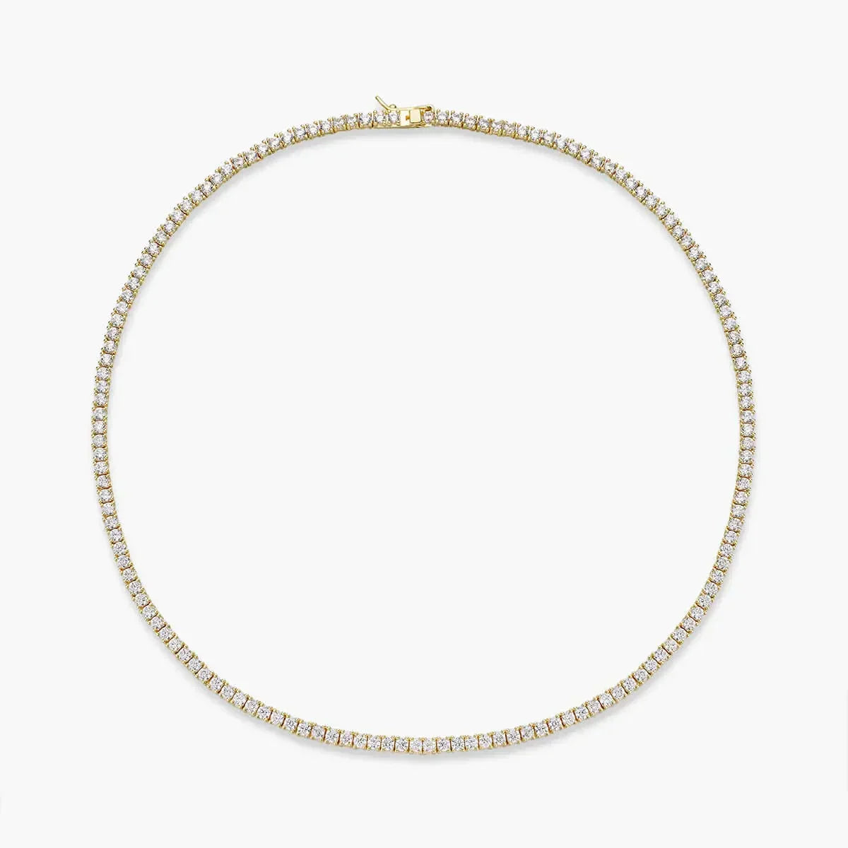 Lab Diamond Tennis Necklace