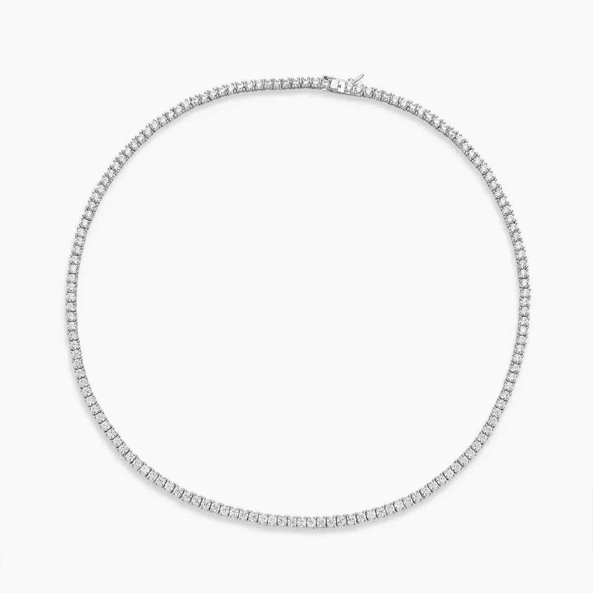 Lab Diamond Tennis Necklace
