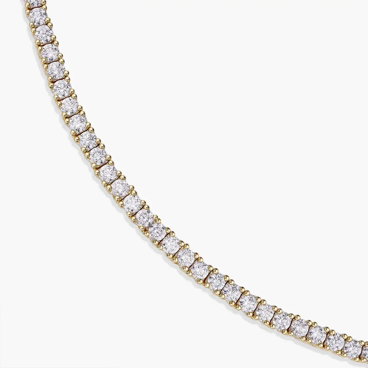 Lab Diamond Tennis Necklace