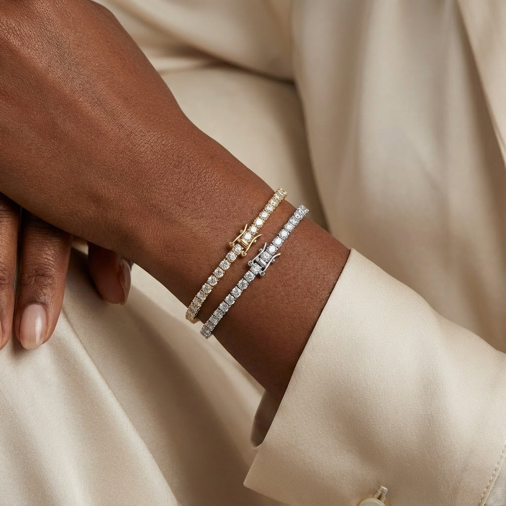 Lab Diamond Tennis Bracelet