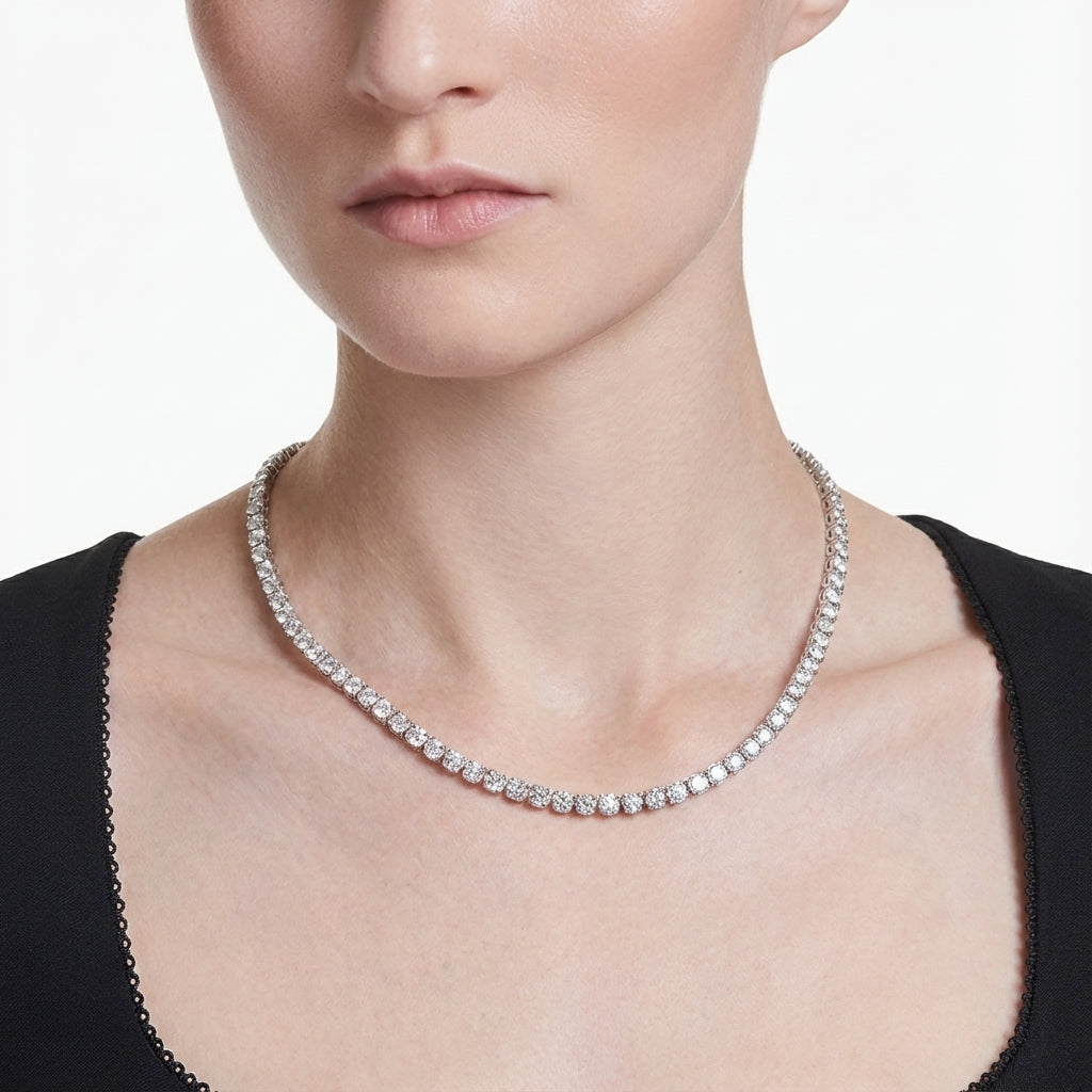 Lab Diamond Tennis Necklace