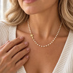 Pearl Cross Necklace