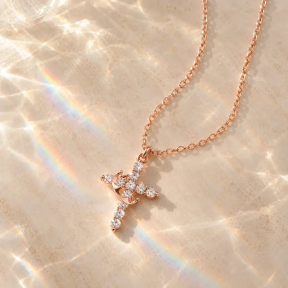 Crown Cross Necklace
