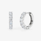 Lab Diamond Tennis Hoops